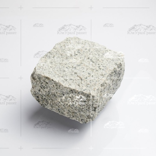 Брусчатка колотая 100х100х50 гранит Мансуровское