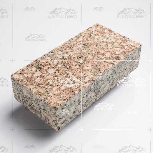 Брусчатка термообработанная 200х100х50 гранит Малыгинский