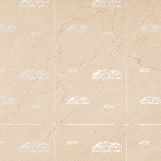 Плита полированная 600х300х18 мрамор Крема Марфил