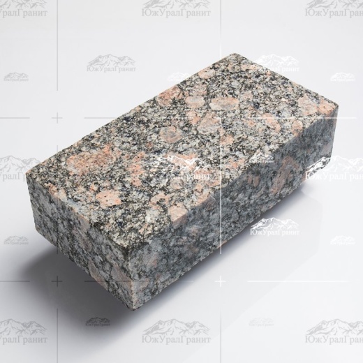 Брусчатка термообработанная 200х100х50 гранит Корнинский