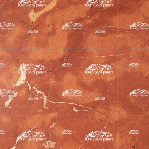 Плита полированная 600х300х20 мрамор Rosso Alicante