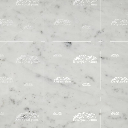 Плита полированная 600х300х18 мрамор Бьянко Каррара