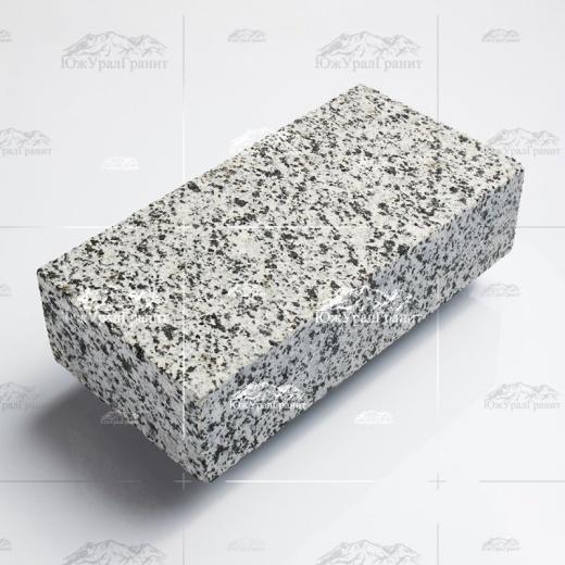 Брусчатка термообработанная 200х100х50 гранит Санарское